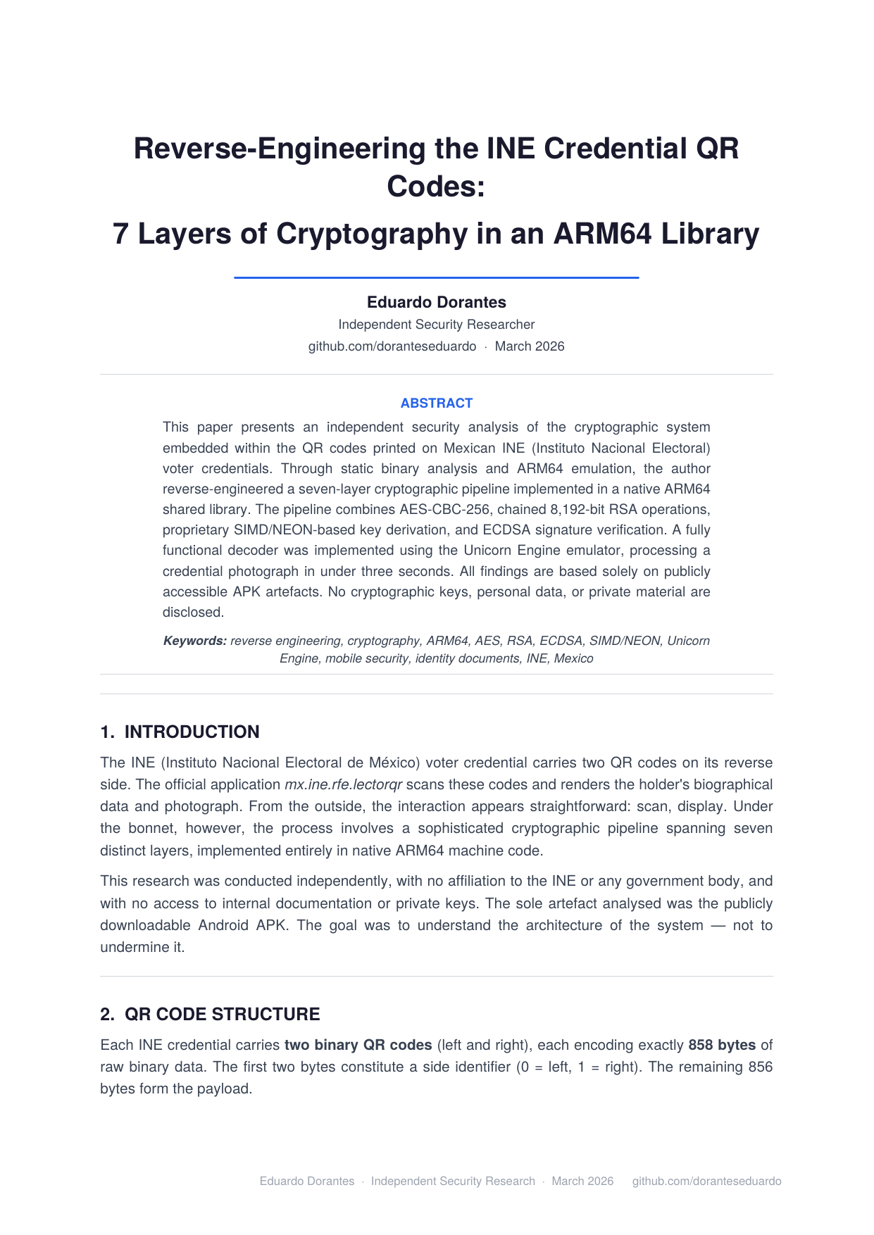Reverse-Engineering the INE Credential QR Codes